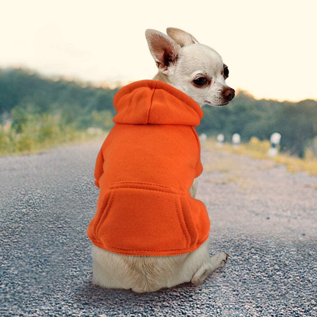  Abrigo Idepet con capucha para perros o gatos, hecho de algodón, para perros pequeños, cachorros, chihuahua u osos de peluche 
