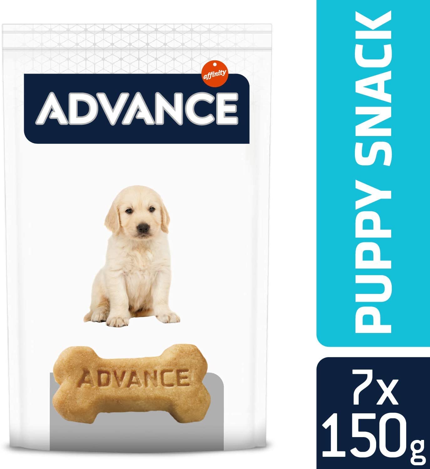  Advance Snacks Para Perro Puppy - Paquete de 7 x 150 gr - Total 1050 gr 