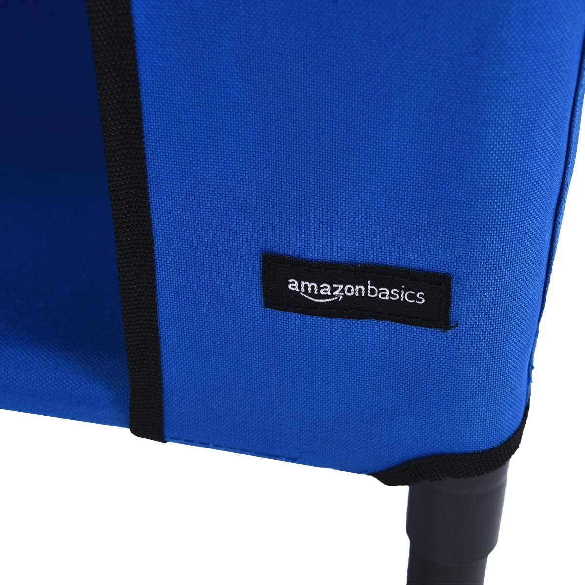  AmazonBasics - Caseta para mascotas, elevada, portátil, grande, azul 