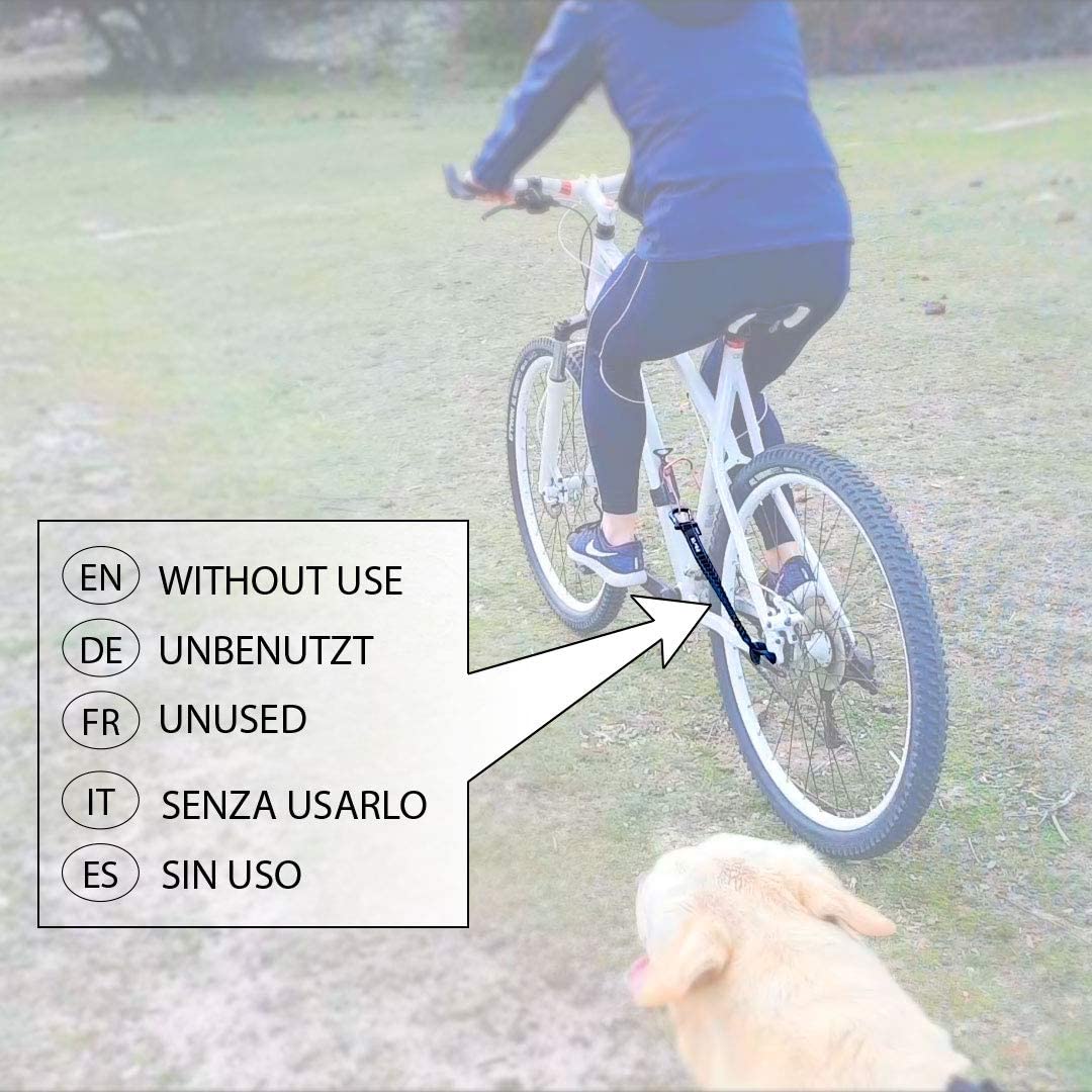  BIKE AND DOG Correa Llevar a uno o más Perros con una Bicicleta. Producto Patentado 
