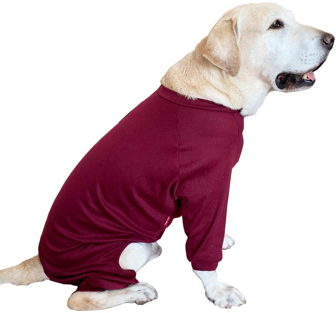  BT Bear - Pijama para Perro con diseño de Oso de Peluche y protección para Las articulaciones, antipelo, elástico con Cuatro Patas, para Perros medianos, Grandes, Labrador, Golden Retriever Samoyed 