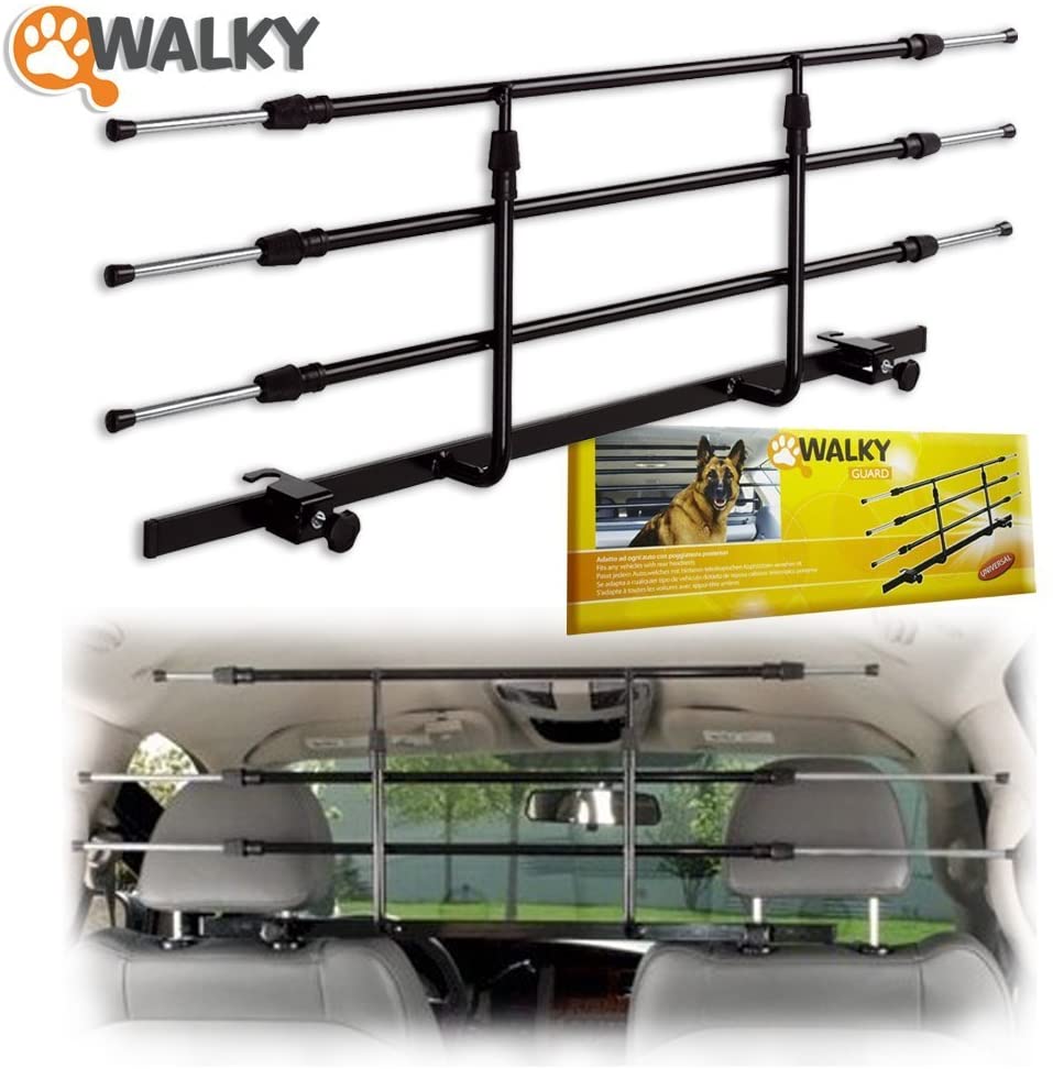  Camon Walky Guard - Grid Separator Divider Universal Transparente Carrier Barrier Remolques para Animales Perros 
