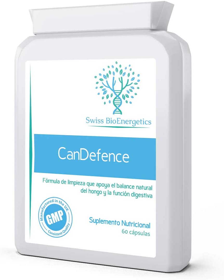  CanDefence 60 cápsulas - Fórmula extra fuerte para la limpieza de la cándida - apoya el equilibrio natural del hongo - con probióticos añadidos - diseñado para limpiar la infección por cándida/hongos 