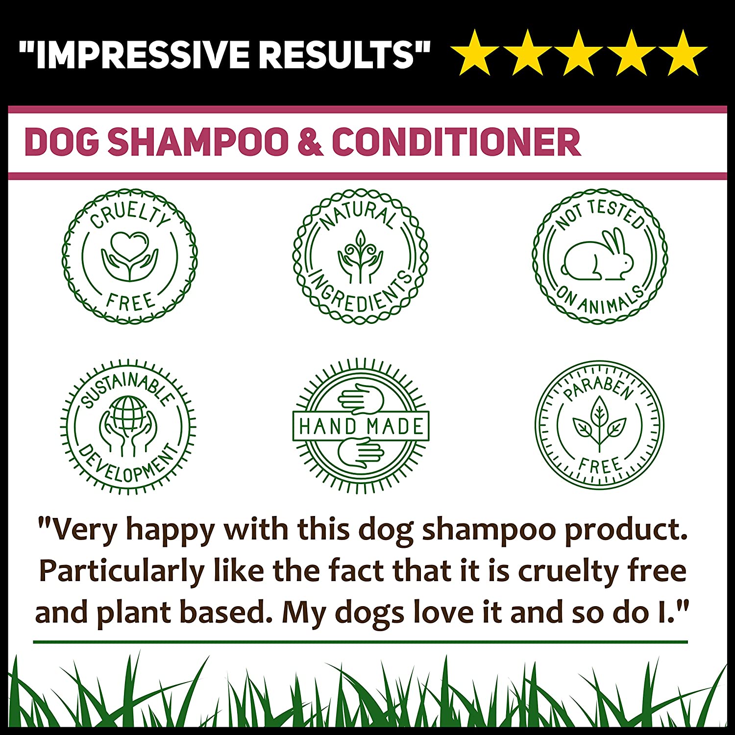  Champú para perros con olor y piel sensible al picor de C&G, acondicionador medicado seguro para cachorros, 500 ml 