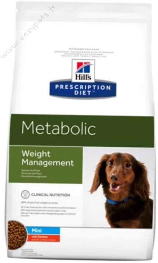  Hill's Prescription Diet - Metabolic - Comida para Perro para Razas pequeñas, croquetas 