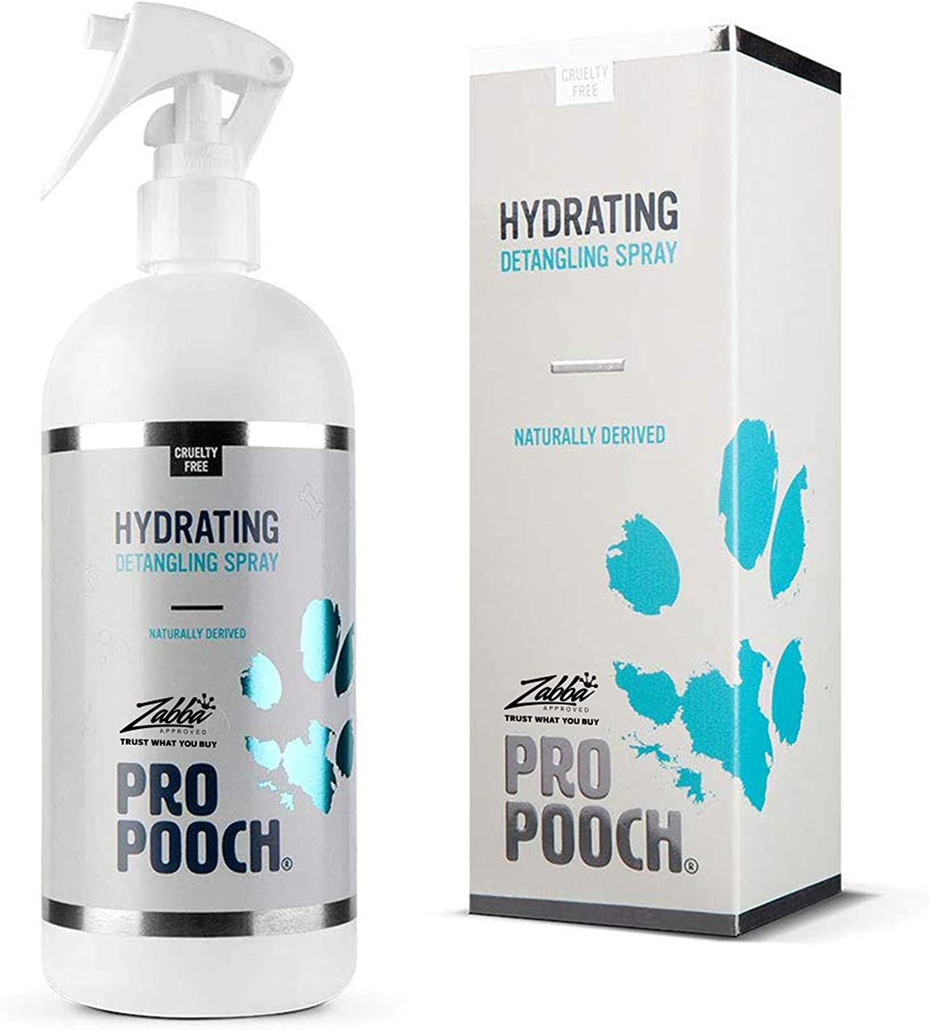  Pro Pooch Spray desenredante para Perros (500 ML) Spray acondicionador hipoalergénico para desanudar el Pelo del Perro. Libre de marañas. 50% Menos Tiempo dedicado al Cepillado 