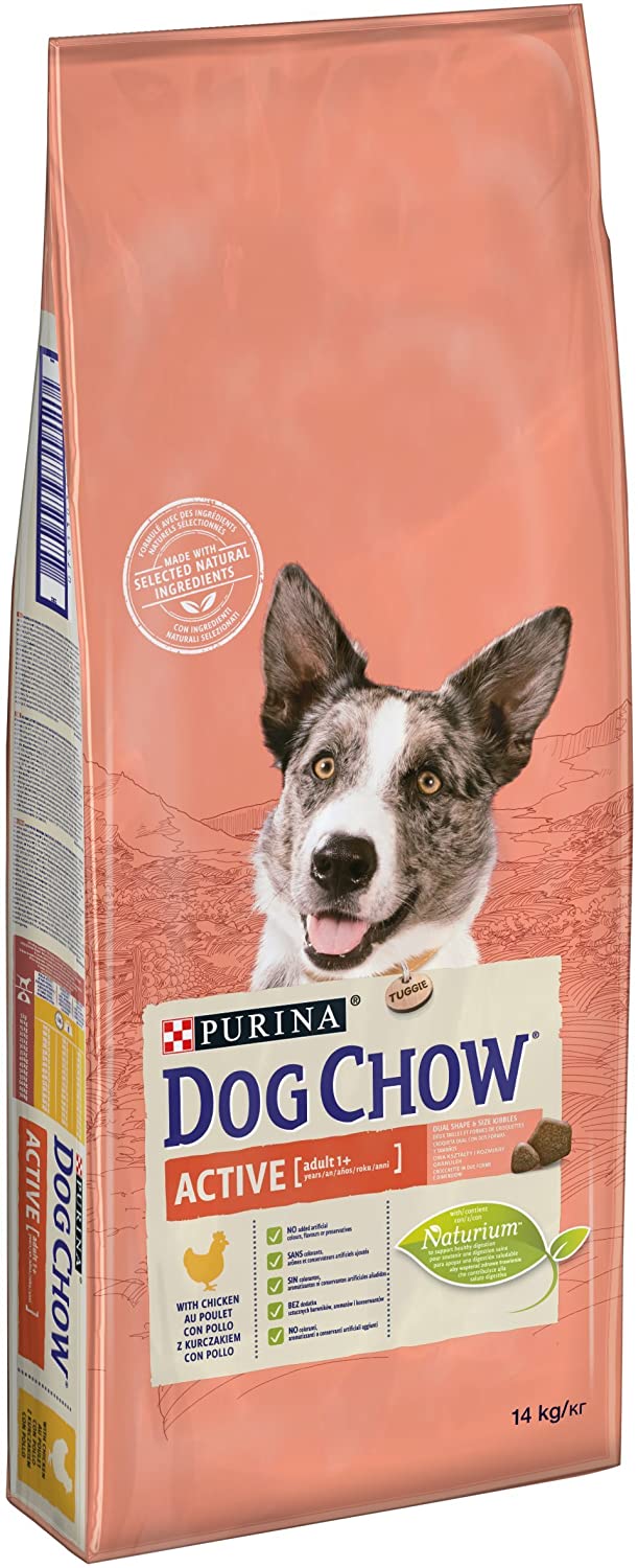  Purina Dog Chow Active pienso para Perro Adulto Pollo 14 Kg 