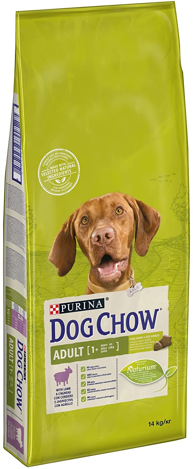  Purina Dog Chow Adult pienso para Perro Adulto Cordero 14 Kg 