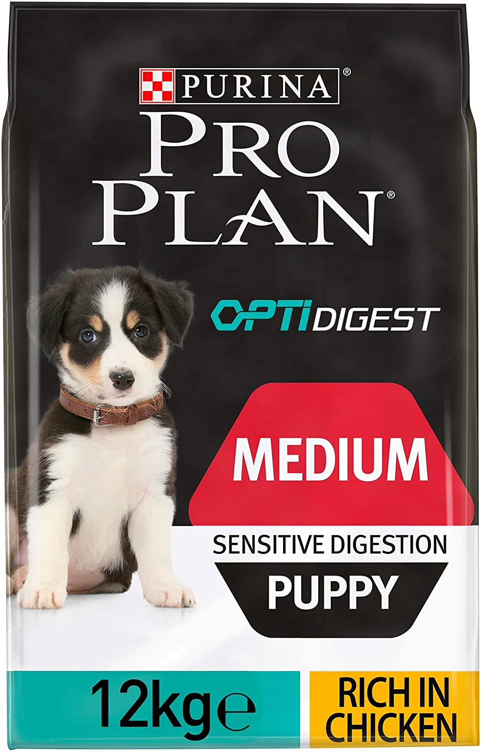  Purina ProPlan Medium Puppy Digest pienso para perro cachorro Pollo 12 Kg 