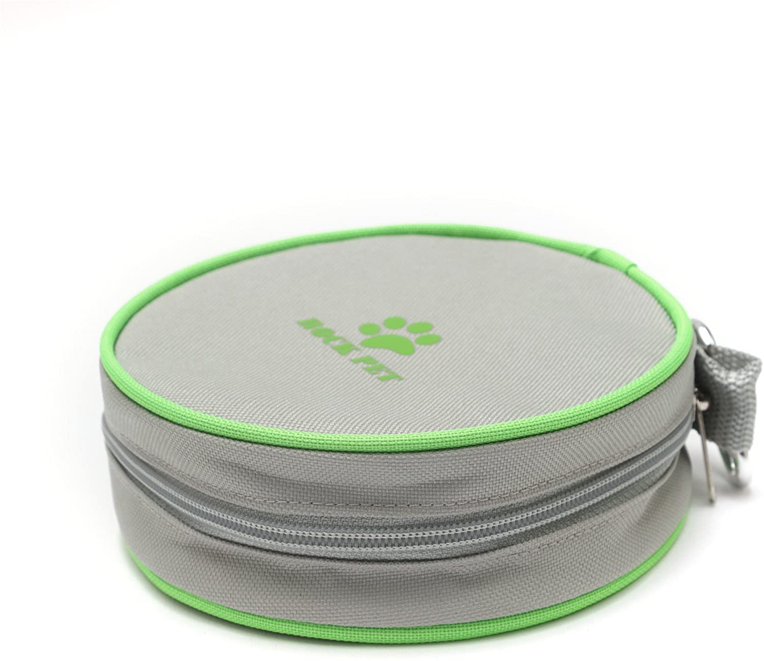  RockPet Comedero y Bebedero Plegable Portatil para Perro Gato Mascota para Viaje con Bolsa de Viaje 