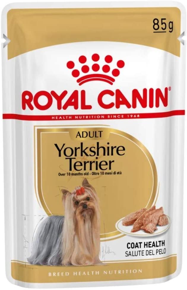  ROYAL CANIN Breed Mini Yorkshire Comida para Perros - Paquete de 12 x 85 gr - Total: 1020 gr 