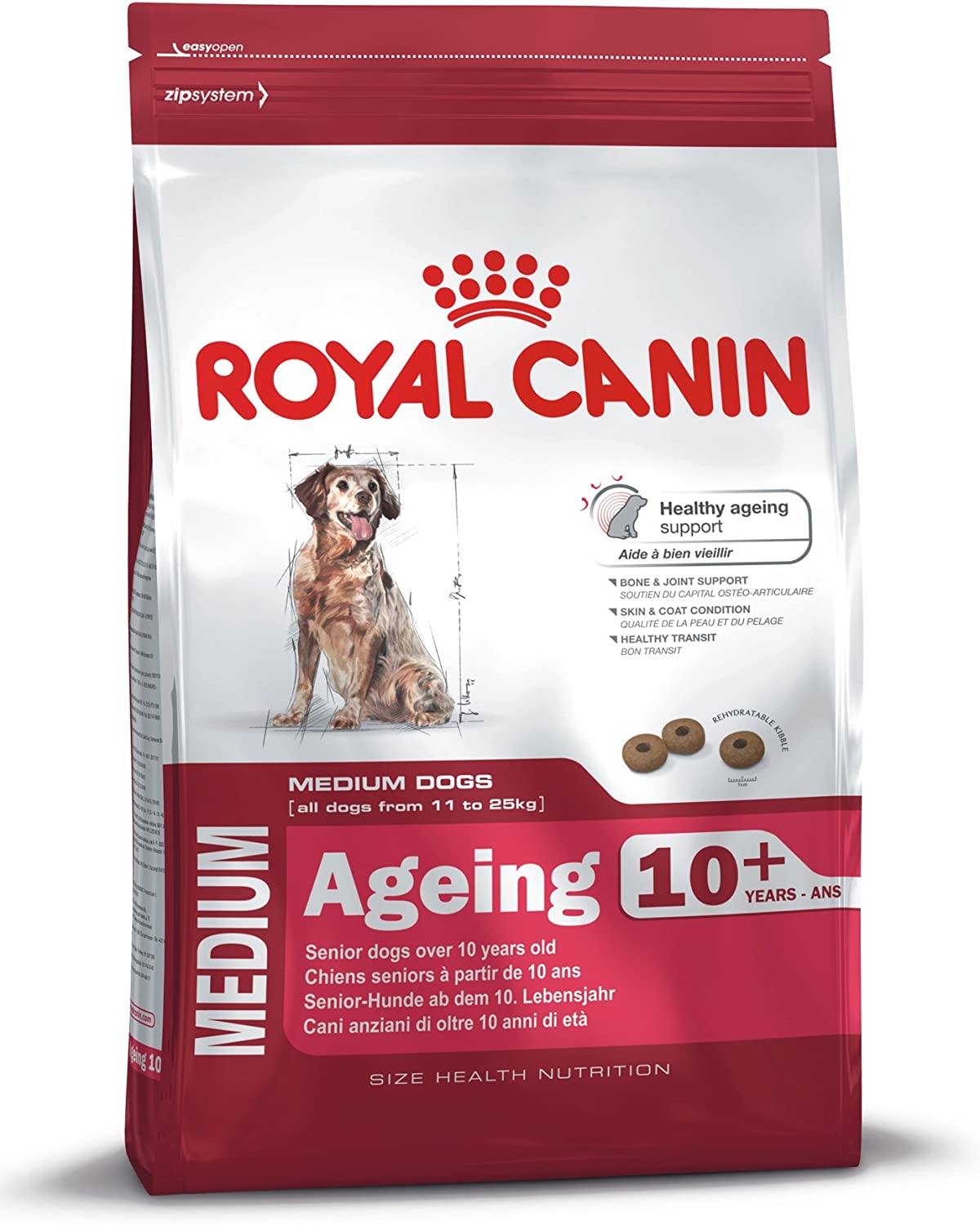  Royal Canin Comida para perros Medium Ageing +10 15kg 