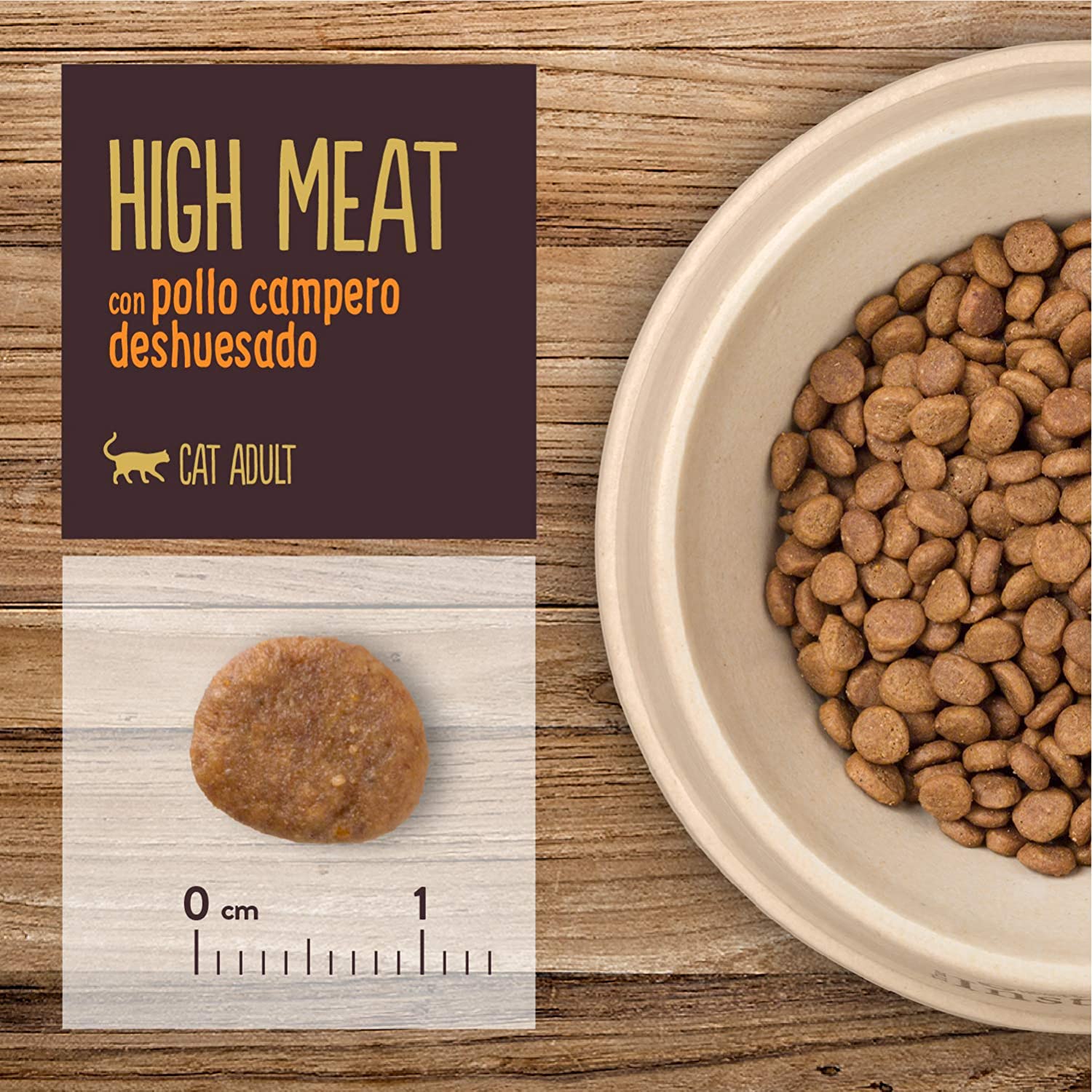  True Instinct High Meat - Pienso para Gato Adulto con Pollo campero deshuesado - 7 kg 