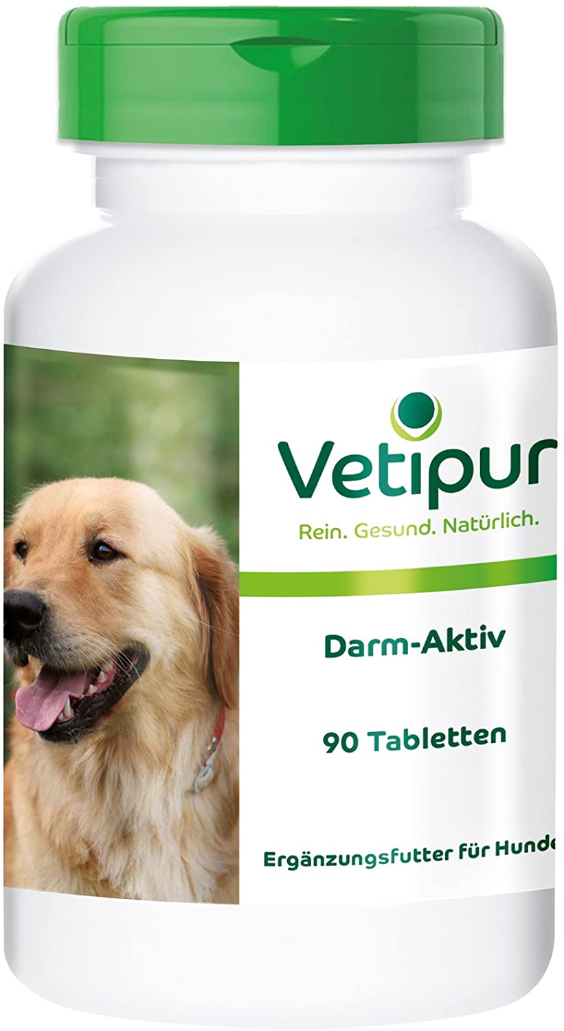  Vetipur Activo intestinal - 90 Comprimidos para Perros - ¡Calidad Alemana Garantizada! 