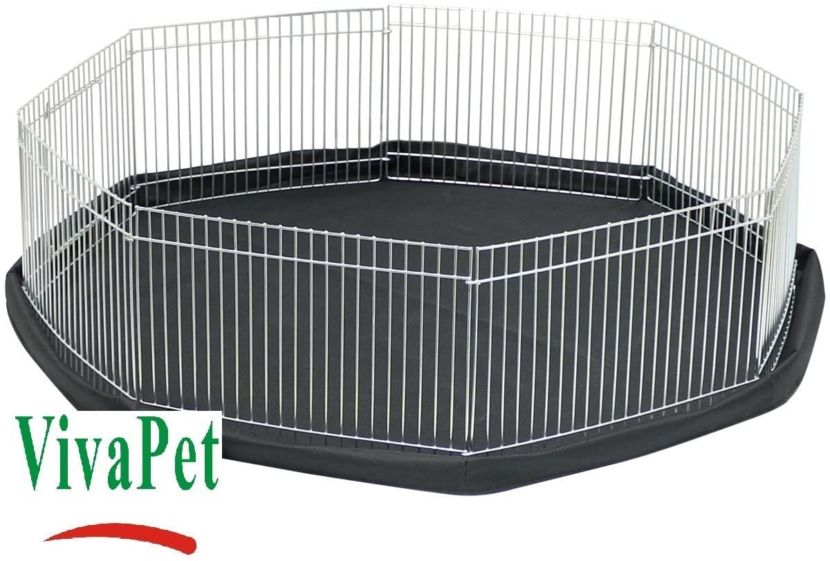  VivaPet - Parque para Animales con Paneles Laterales, Octogonal, para roedores y Cachorros, con 8 Paneles, pequeño, 86,36 cm 