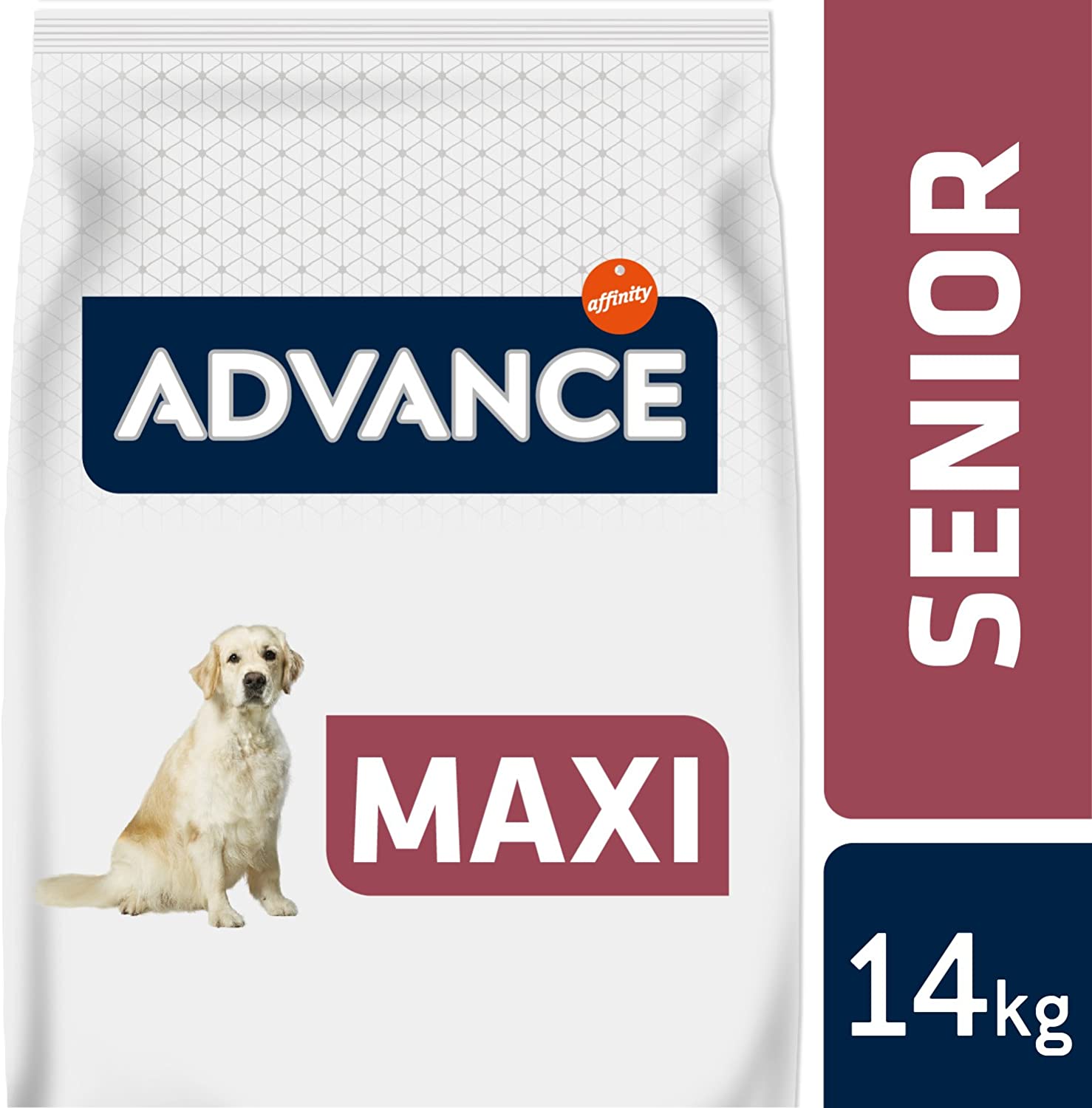  Advance Maxi Pienso para Perros Senior De Razas Grandes-12 Kg, 14 kg 