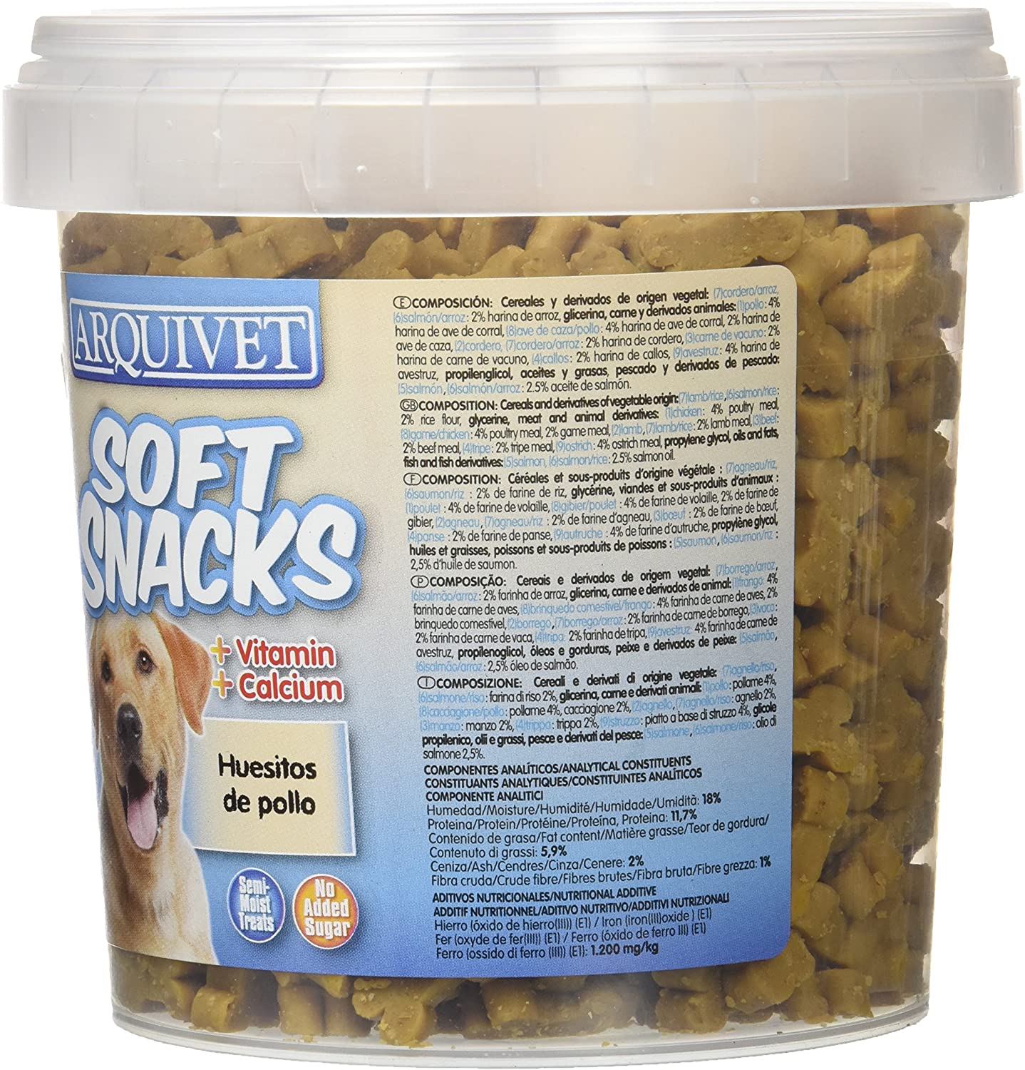  Arquivet Soft Snacks huesitos Pollo 800 grs - 855 gr 