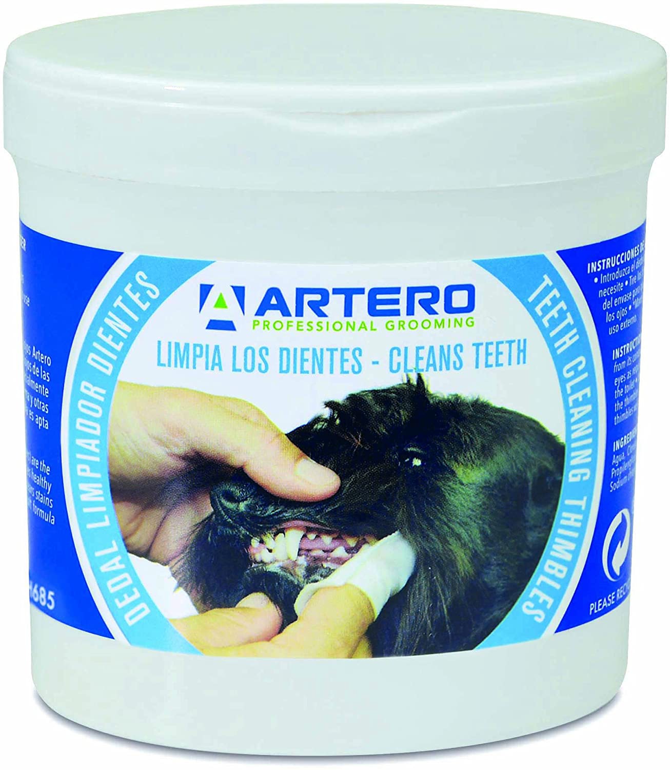  Artero Dedales Limpiadores para los dientes de perros y gatos 