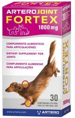  Artero Joint Fortex. Suplemento alimenticio para el Cuidado de Las articulaciones del Perro. Desinflamatorio Natural y regenerador del cartílago de Las articulaciones 