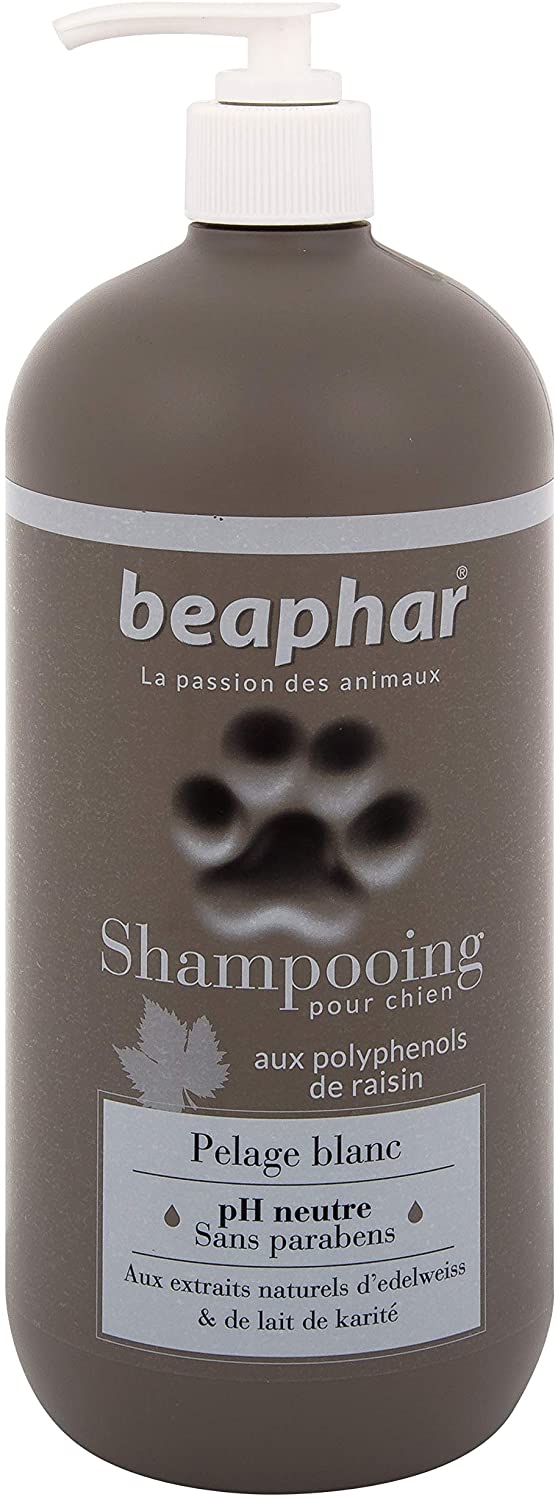  Beaphar - Champú Premium para Perros Pelaje Blanco, 750 ml 