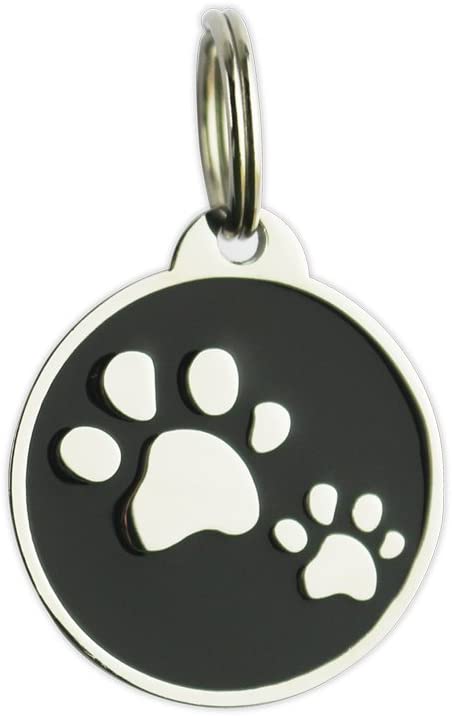  Bow Wow Meow Chapa Inteligente con código QR y Chip NFC | Chapa de Identificación para Perros y Gatos con GPS Pasivo 