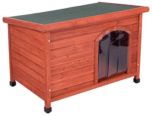  Caseta para Perros Woody con Puerta S: 85 x 57 x 58 cm (An x P x Al) 