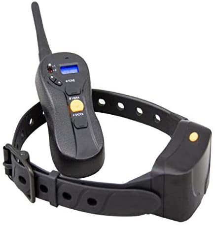  Focuspet Collar de entrenamiento para perros Collar de entrenamiento impermeable recargable inalámbrico con control remoto de hasta 600m de alcance 