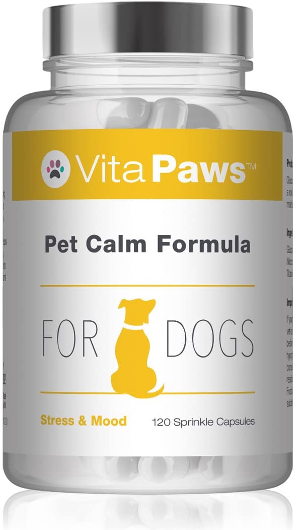  Fórmula Calmante para Perros - 120 Cápsulas - VitaPaws 
