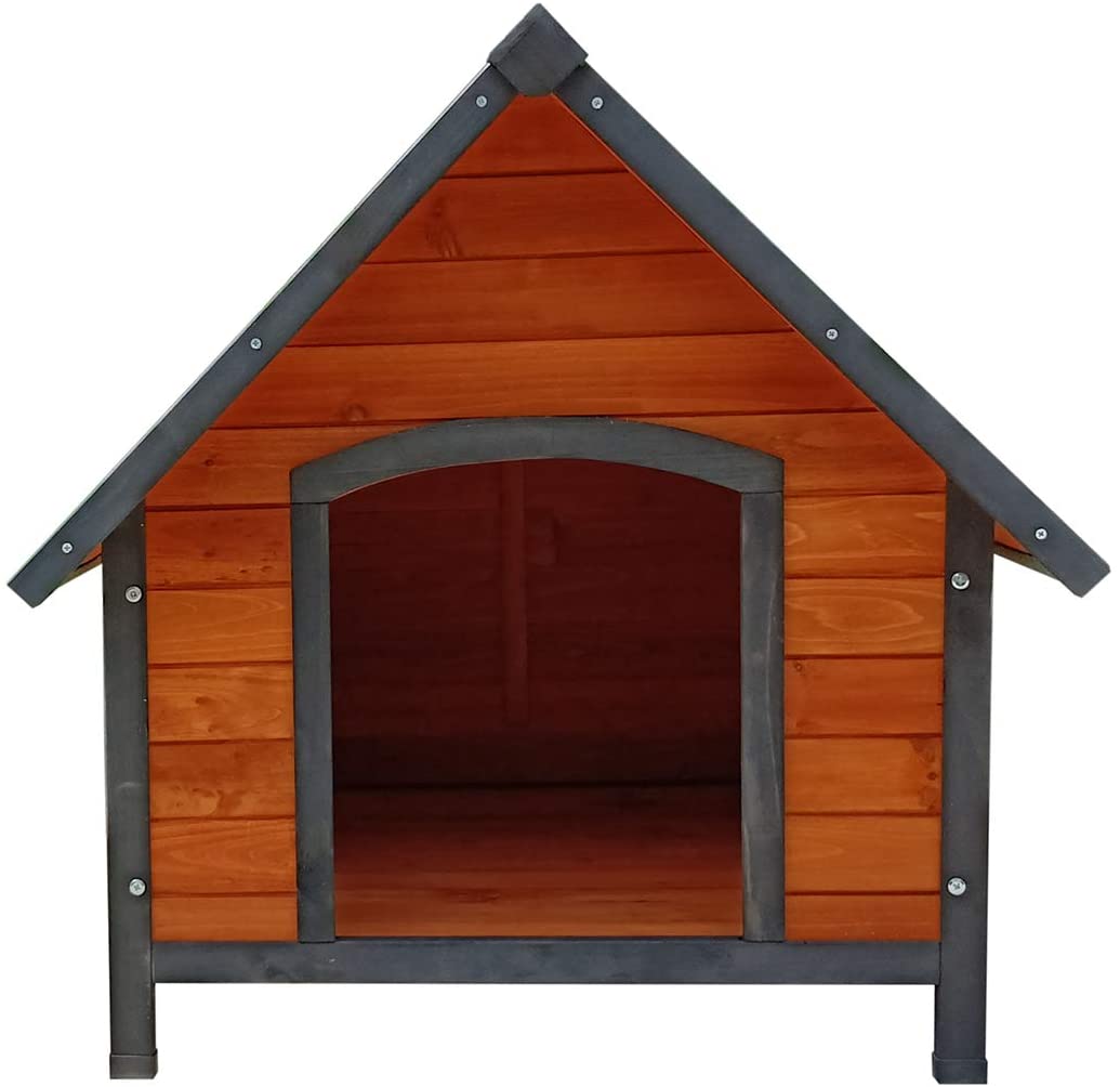  Gardiun KNH1210 - Caseta de perro de madera Sweet a 2 aguas 72x76x76 cm 