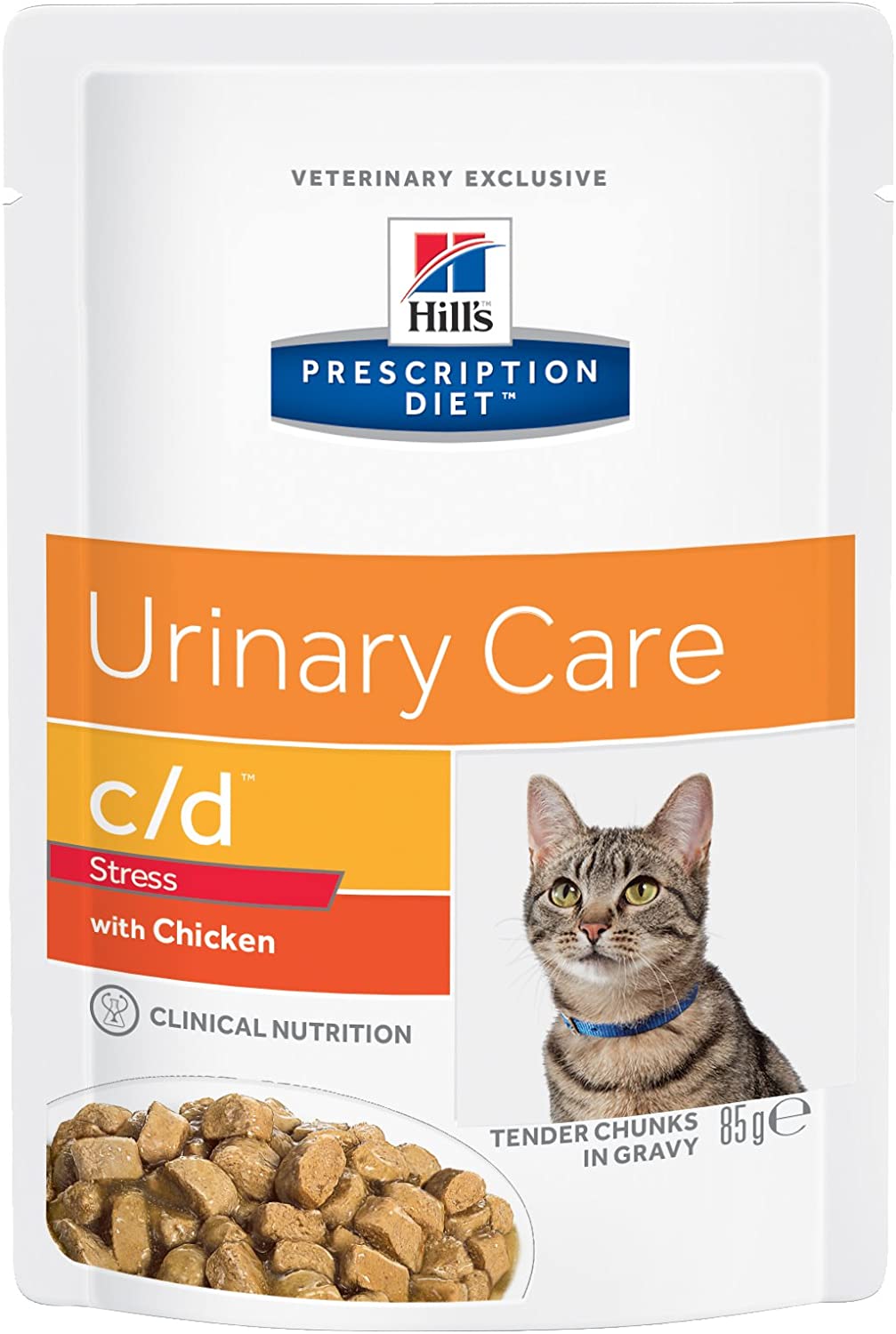  Hill's HPD Feline C/D Urinary Stress Reduced Calorie Pouch 85Gr 85 g 