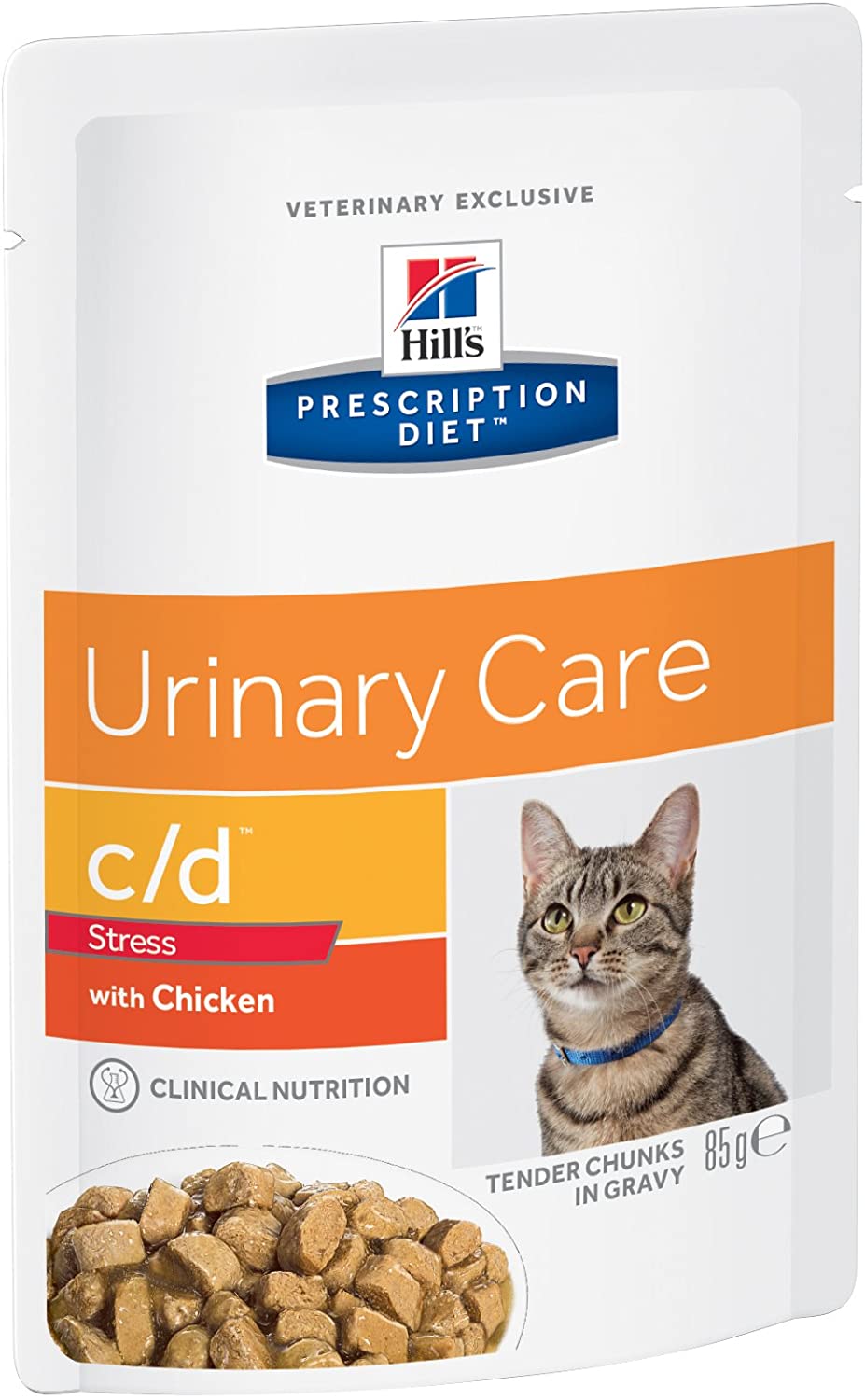  Hill's HPD Feline C/D Urinary Stress Reduced Calorie Pouch 85Gr 85 g 
