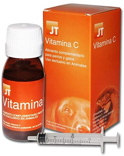  JTPharma - Vitamina C para perros y gatos, 55 ml 