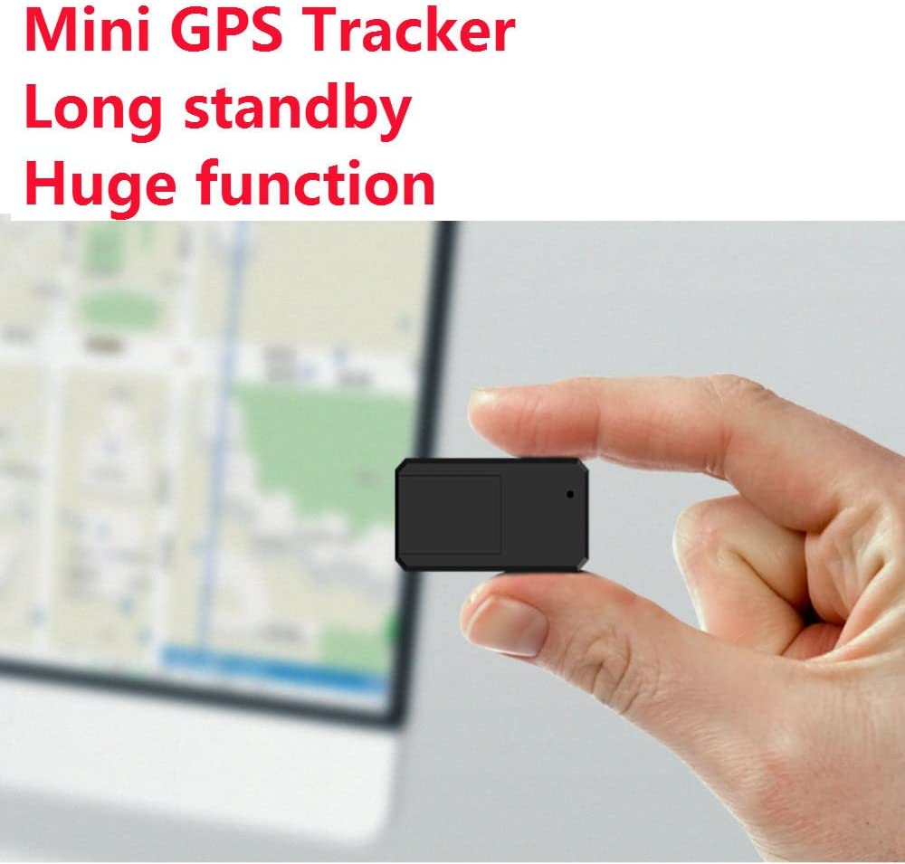  JUNEO 901 - Rastreador de Tiempo Real, localizador GPS antipérdida, para Monedero, para niños, Color Negro 