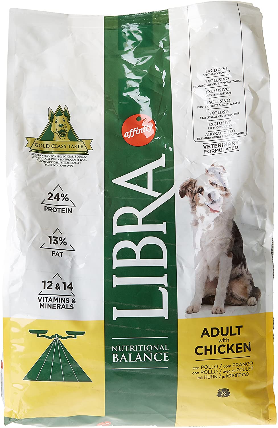  LIBRA - Pienso para Perros Adultos pequeños, medianos y Grandes Pollo 