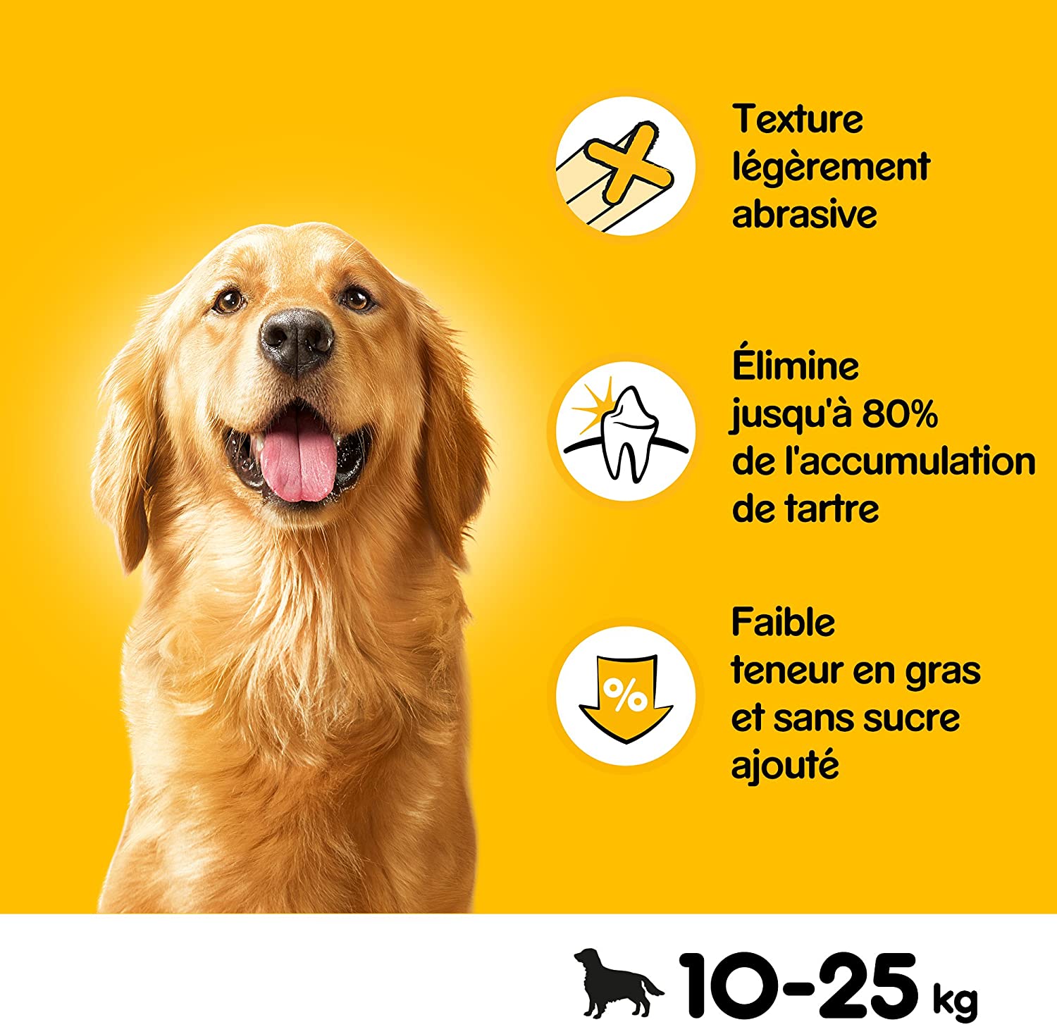  Pedigree - Barritas DentaSix para perros, 4x4x(7pc/270gr)= 4,32 kg .112 ud diaria para higiene oral 