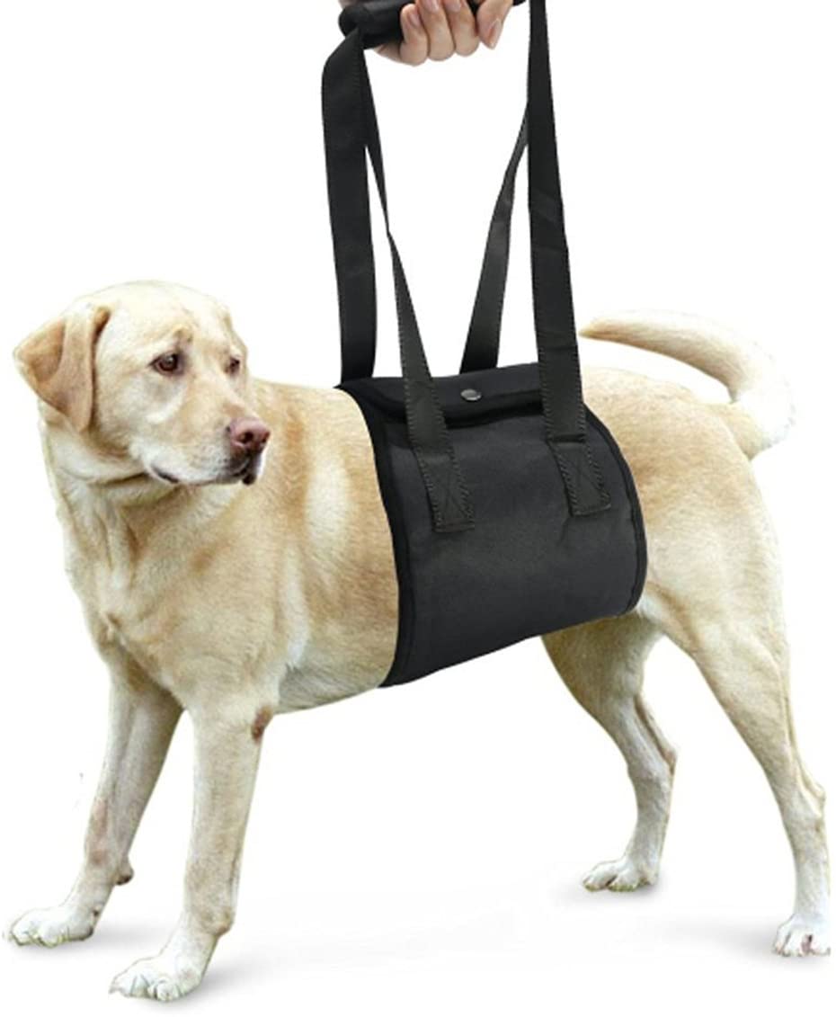  Perro elevación soporte arnés canino ayuda rehabilitación arnés para perros con patas traseras débiles, 10-25KG 