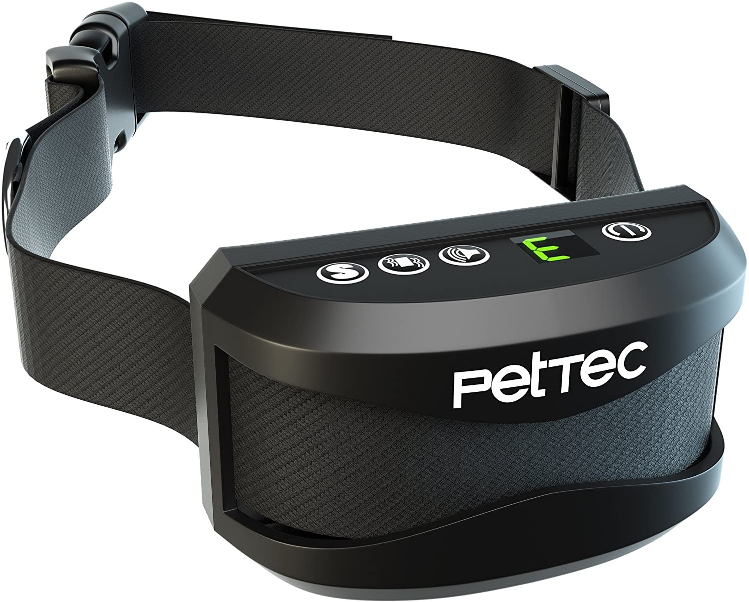  PetTec Collar de Perro con Entrenamiento de Vibración Automática y Sonido para Aprender y Dejar de Ladrar, Pilas Recargable de Larga Duración, Duradero y Resistencia a Cambios Climáticos IP65 
