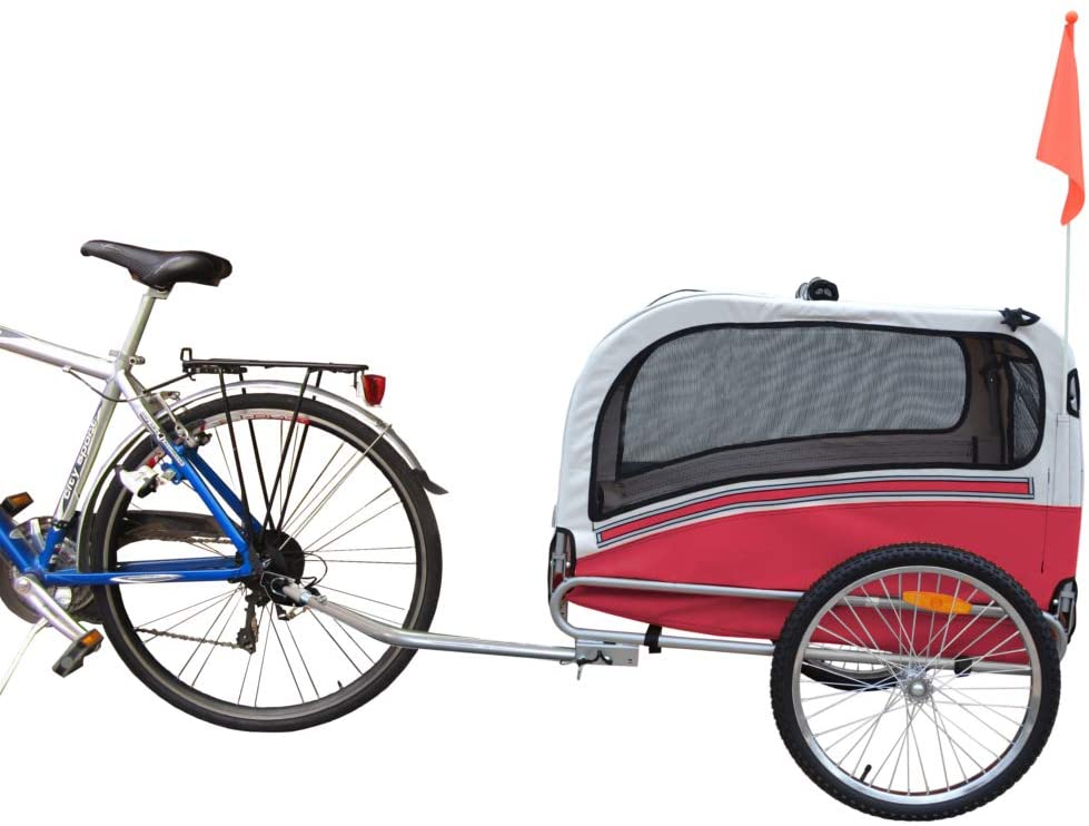  Polironeshop Snoopy - Remolque de bicicleta para el transporte de perros 