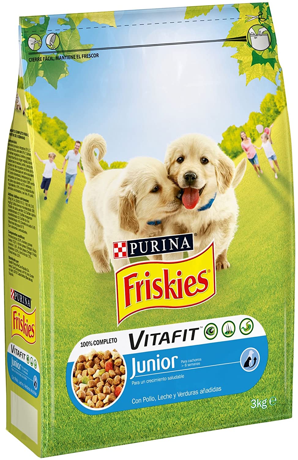  Purina Friskies Vitafit Pienso para Perro Junior Pollo 4 x 3 Kg 