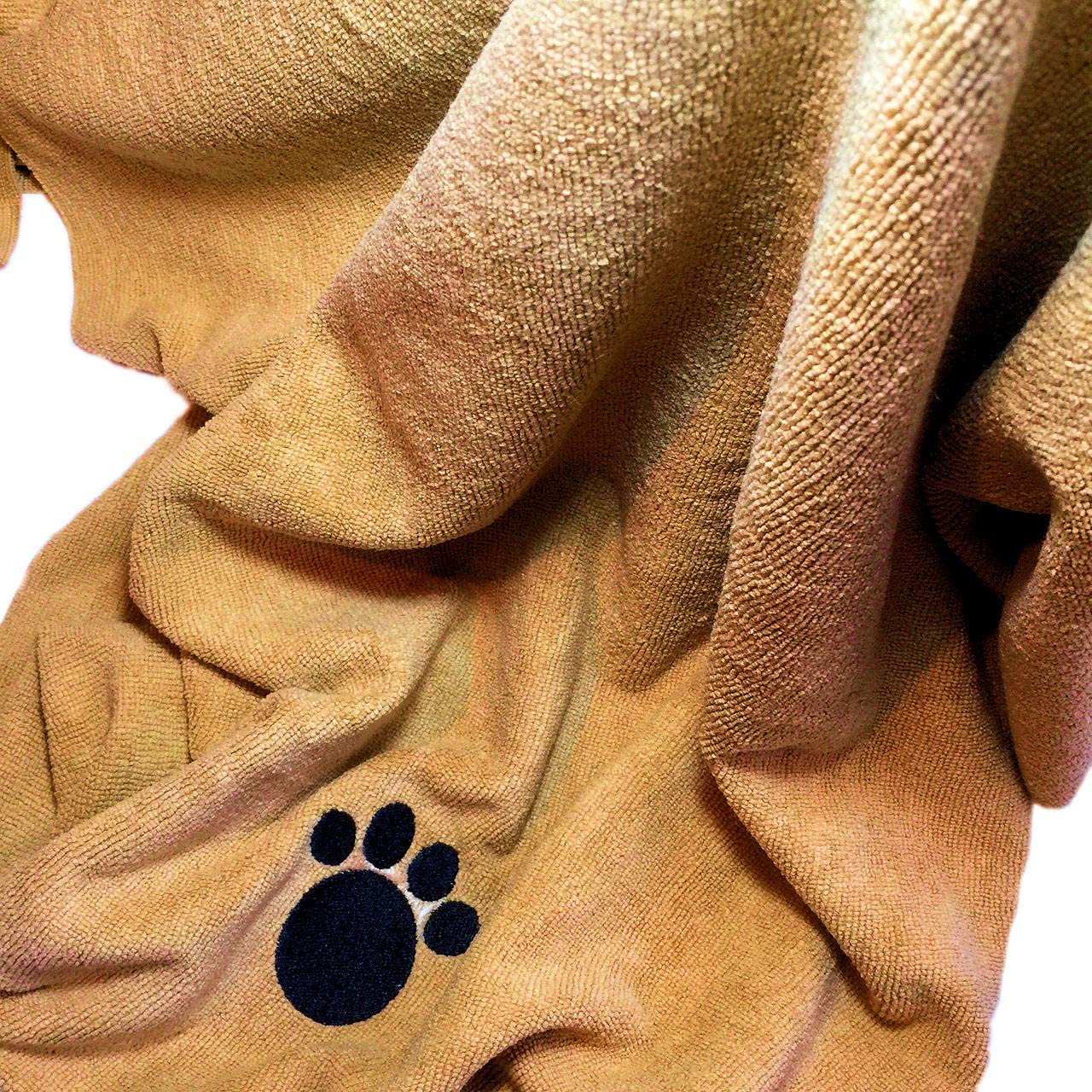  QHS Toalla de Microfibra para Mascotas/Perros de Uso Profesional – súper Absorbente y Extra Grande 140 x 70cm 