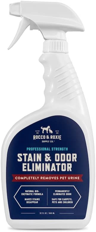  Rocco & Roxie - Eliminador de manchas y olores para profesionales - Eliminador de olores y aceites para perros y gatos 