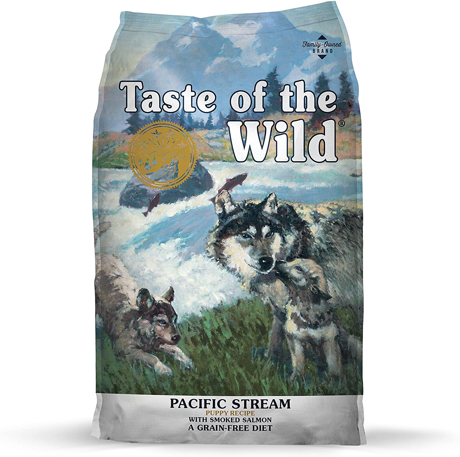  Sabor de la Wild Cachorro Alimentos Pacífico Stream con salmón Ahumado 6,8 kg 