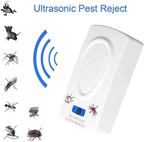  Sooiy Ultrasónica ratón cucaracha del Reflector Unidad de Insectos arañas Ratas Mosquito Asesino del parásito de los hogares de plagas Controladores 