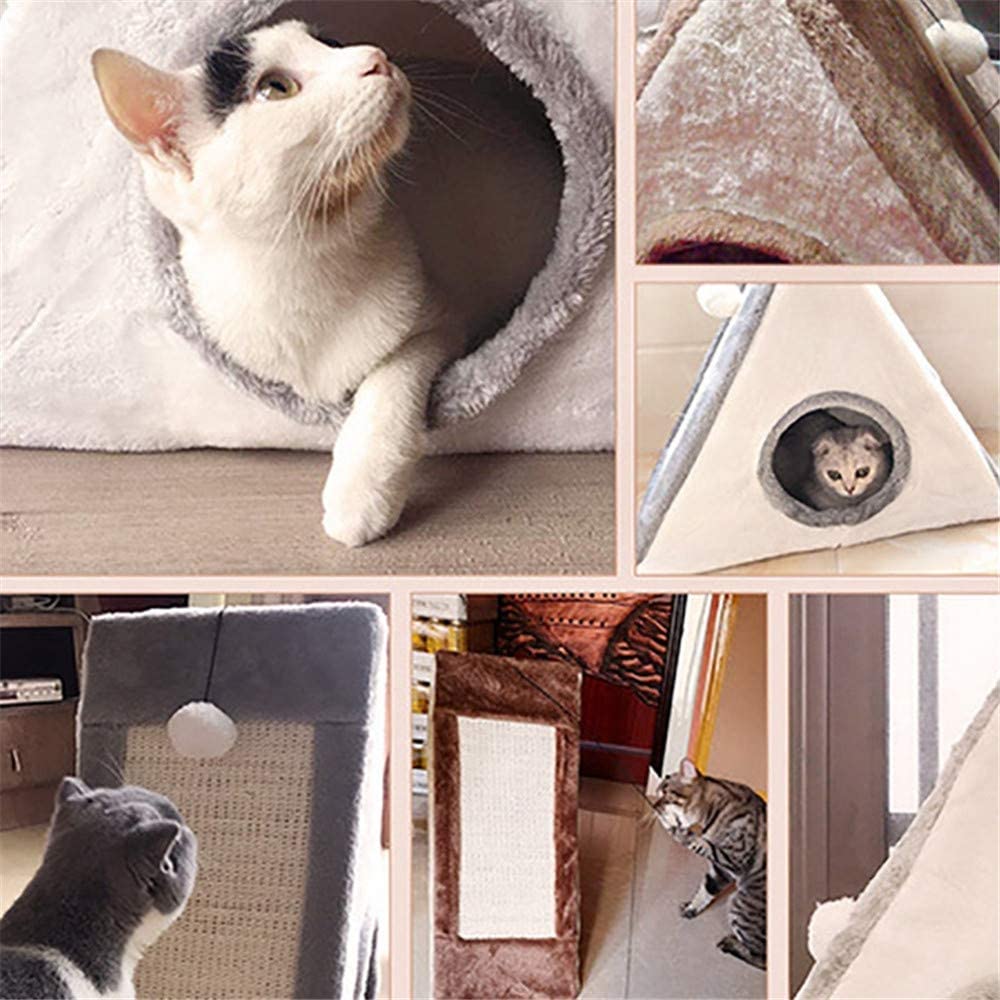  Splaa Scratch Board Cat Scratch Board Cat Natural Cat Caught Cat Funny Toy Cat Scratched Beige 