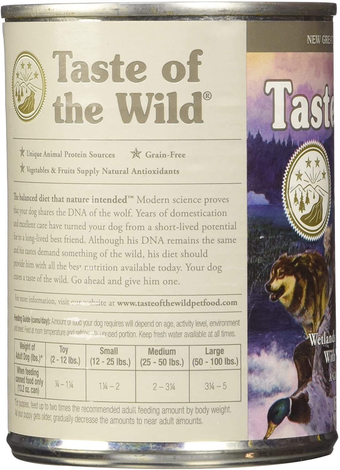  Taste of the Wild Canned - Comida para Perros 