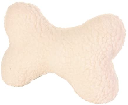  Trixie Hueso Peluche Acolchado, con Sonido, 20 cm, Blanco 