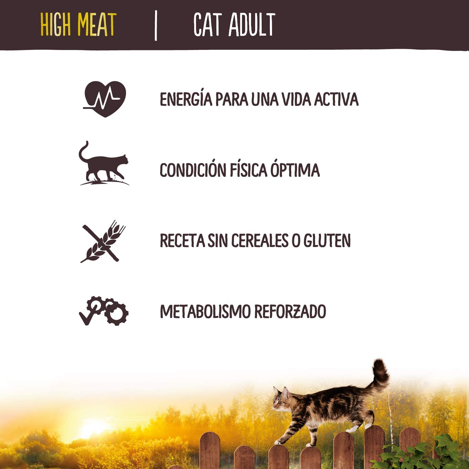  True Instinct High Meat - Pienso para Gato Adulto con Pollo campero deshuesado - 1 kg 