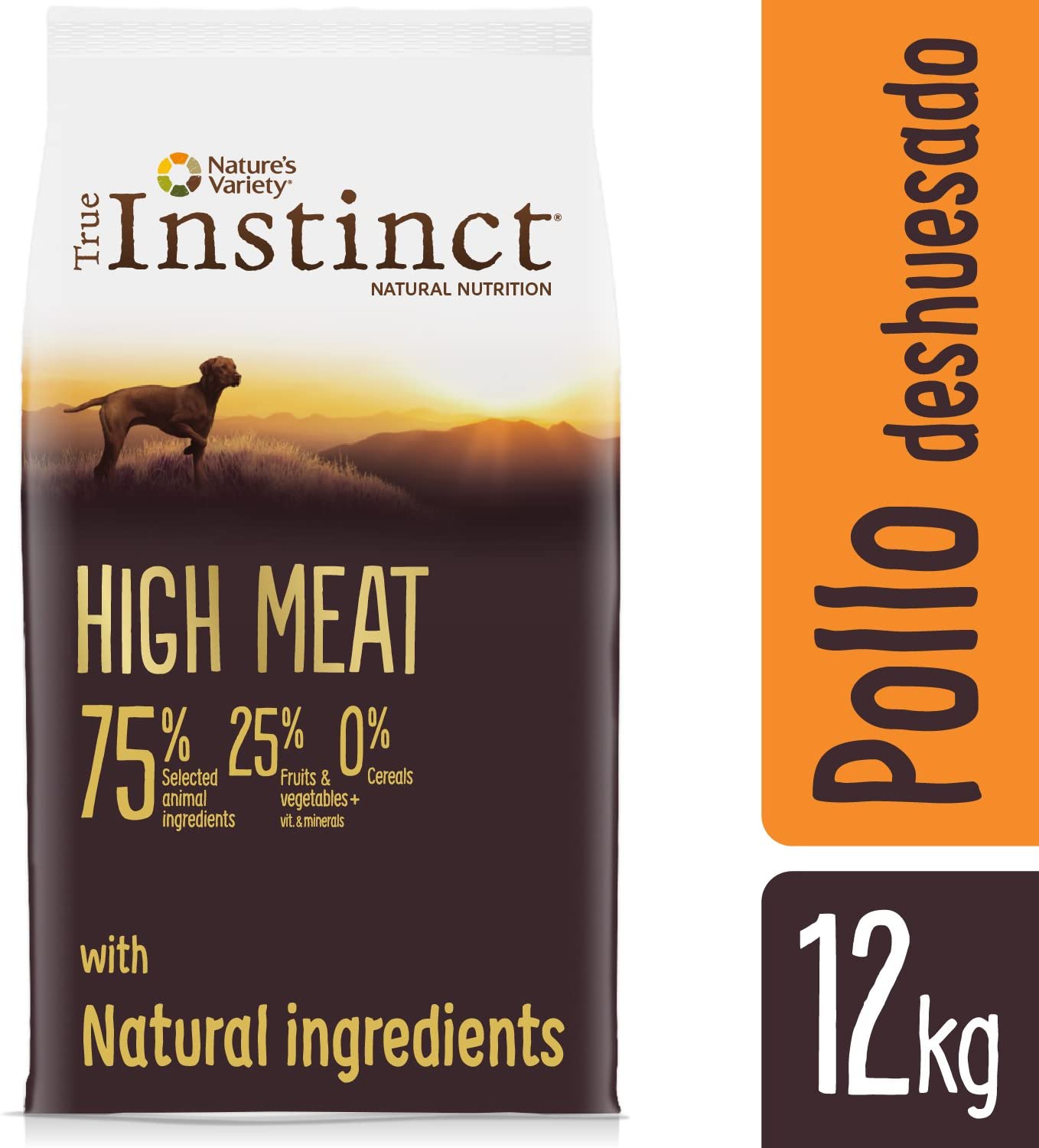  True Instinct High Meat Pienso para Perros Medium-Maxi Adulto con Pollo - 12 kg 
