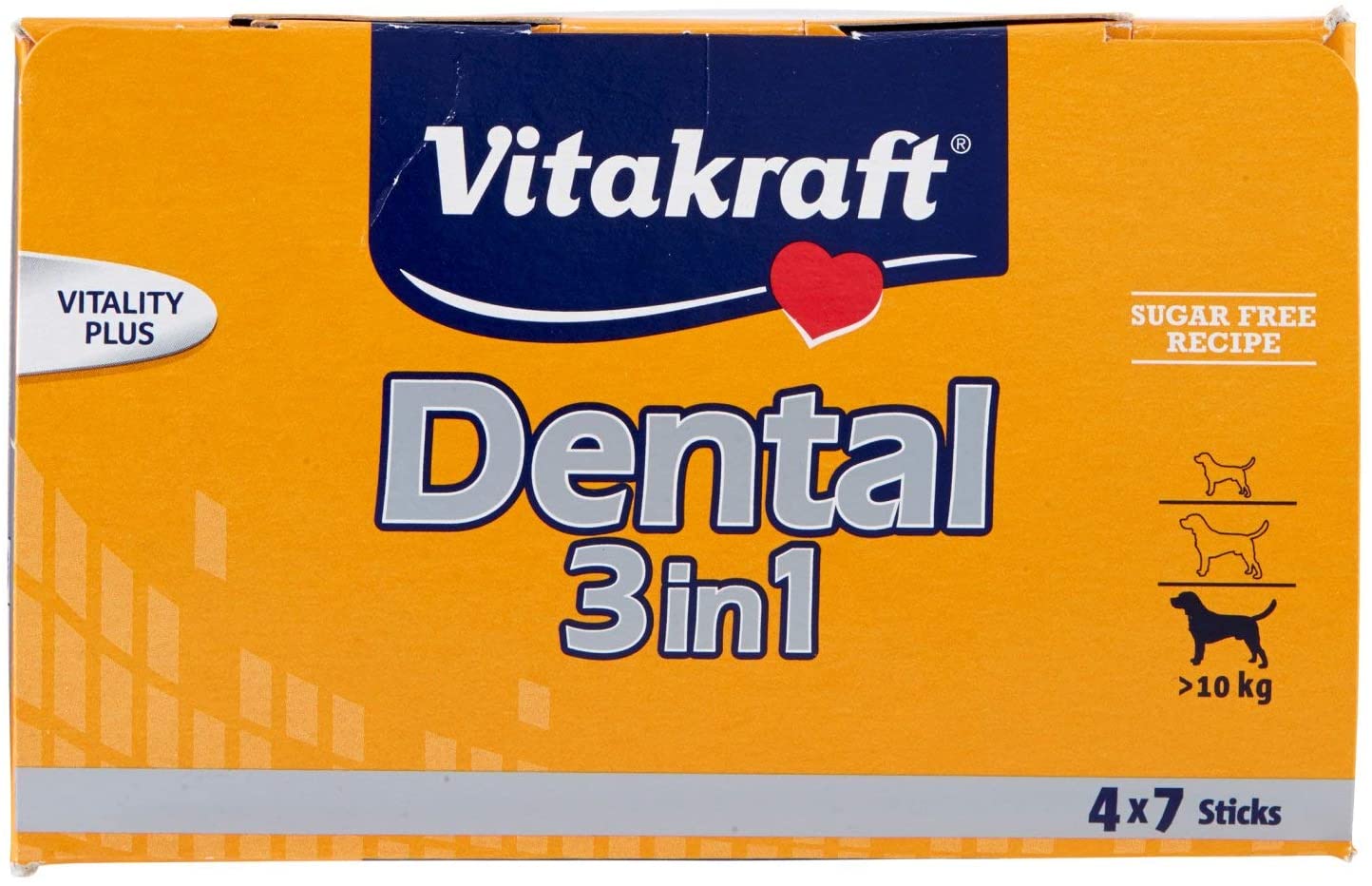  VITAKRAFT Vita Fuerza Cuidado Dental Snack para Perros Multi Pack Dental 3 en 1 Sticks 