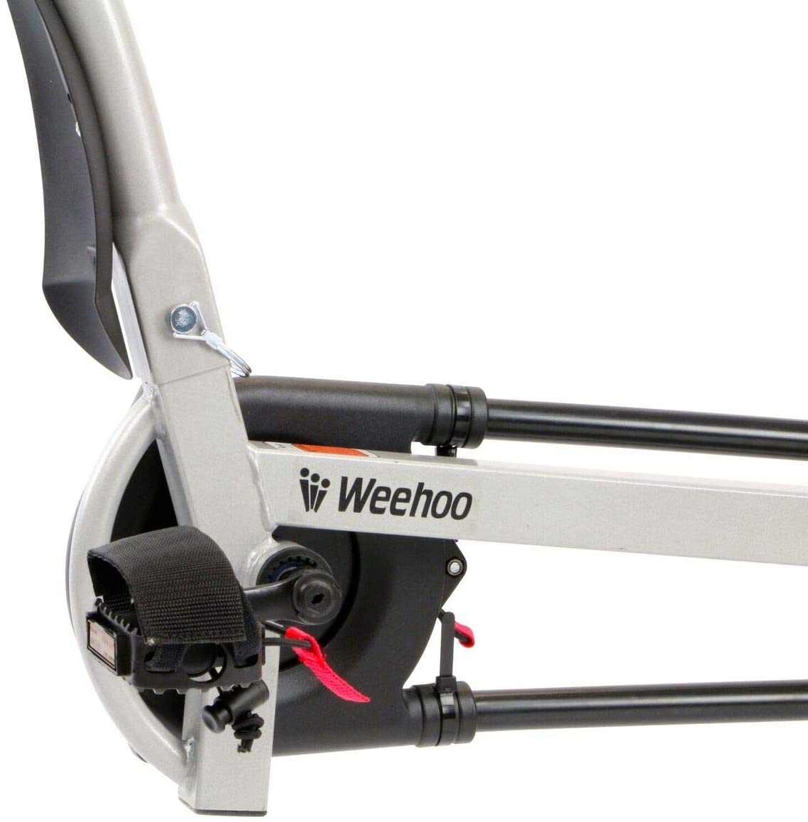  Weehoo Igo - Remolque de Bicicleta para niños de Dos plazas, para Edades de 4 a 9 años, Color Rojo, tamaño Mediano 